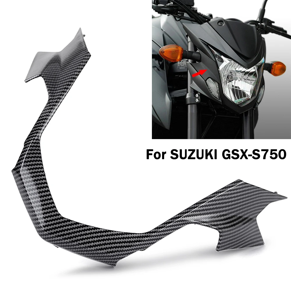 

Upper Front Nose Headlight Fairing Head Side Cover for Suzuki GSX-S750 GSXS750 2017 2018 2019 2020 2021 2022 GSXS GSX-S 750