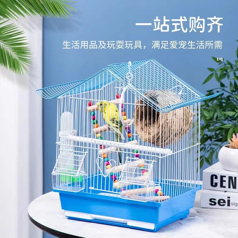

Finch Peony Pearl Roof Bird Cage Tiger Skin Peony Parrot Villa Bird Cage