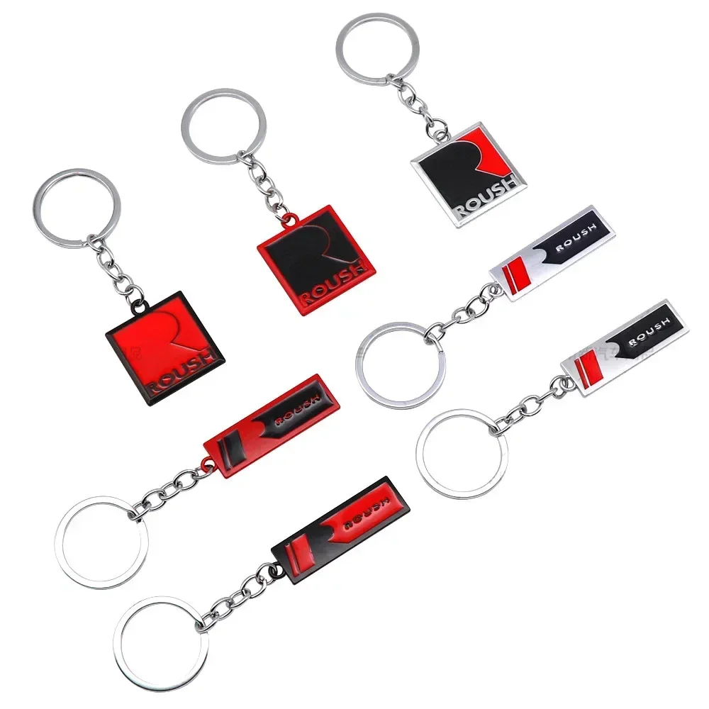Металлический автомобильный брелок ROUSH подвесной для ключей держатель Ford C-MAX Fusion