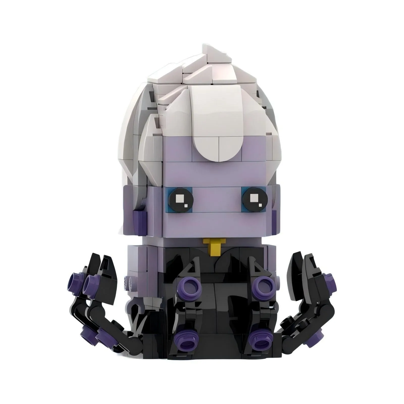 Фото MOC аниме подводный мир мультяшная фигурка Русалочка Brickheadz строительные блоки модель детские игрушки-головоломки подарок на день рождения для взрослых №4
