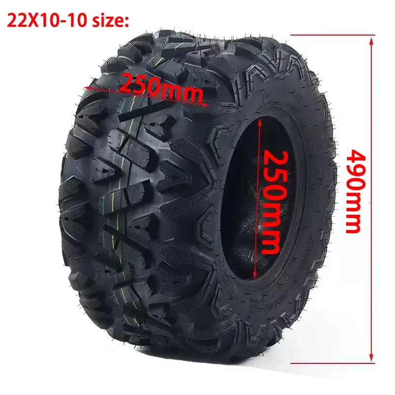 10-дюймовая вакуумная шина 22X10-10, внешняя шина 6PR 23x7-10 для четырехколесного пляжного автомобиля GOKART KARTING ATV UTV Bugg (art.: 3920cd019acbf) - 3920cd019acbf