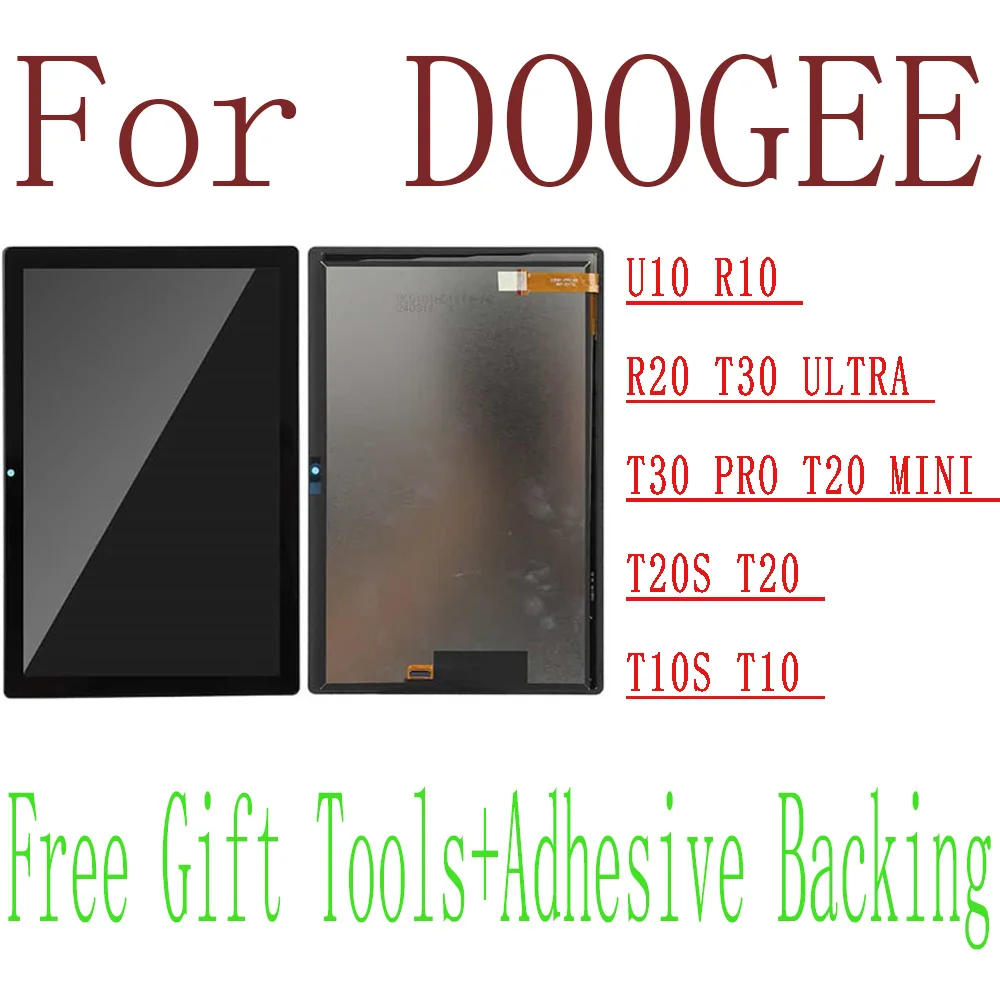 Для Doogee U9 U10 R10 R20 T30 Ultra Pro T20 Mini T20S T10S T10 + ЖК-дисплей сенсорный экран с рамкой
