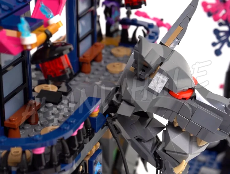 1190 шт. маска волка Shinobi тень додзо воздушный боевой робот луна гонг