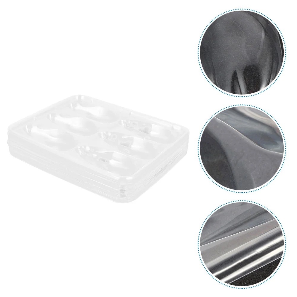 

Oyster Plate Serving Dish Plates Shell Tray Disposable Platter Pan Seafood Sea Snail Sauceoysters Escargot Lemon Shells Clam