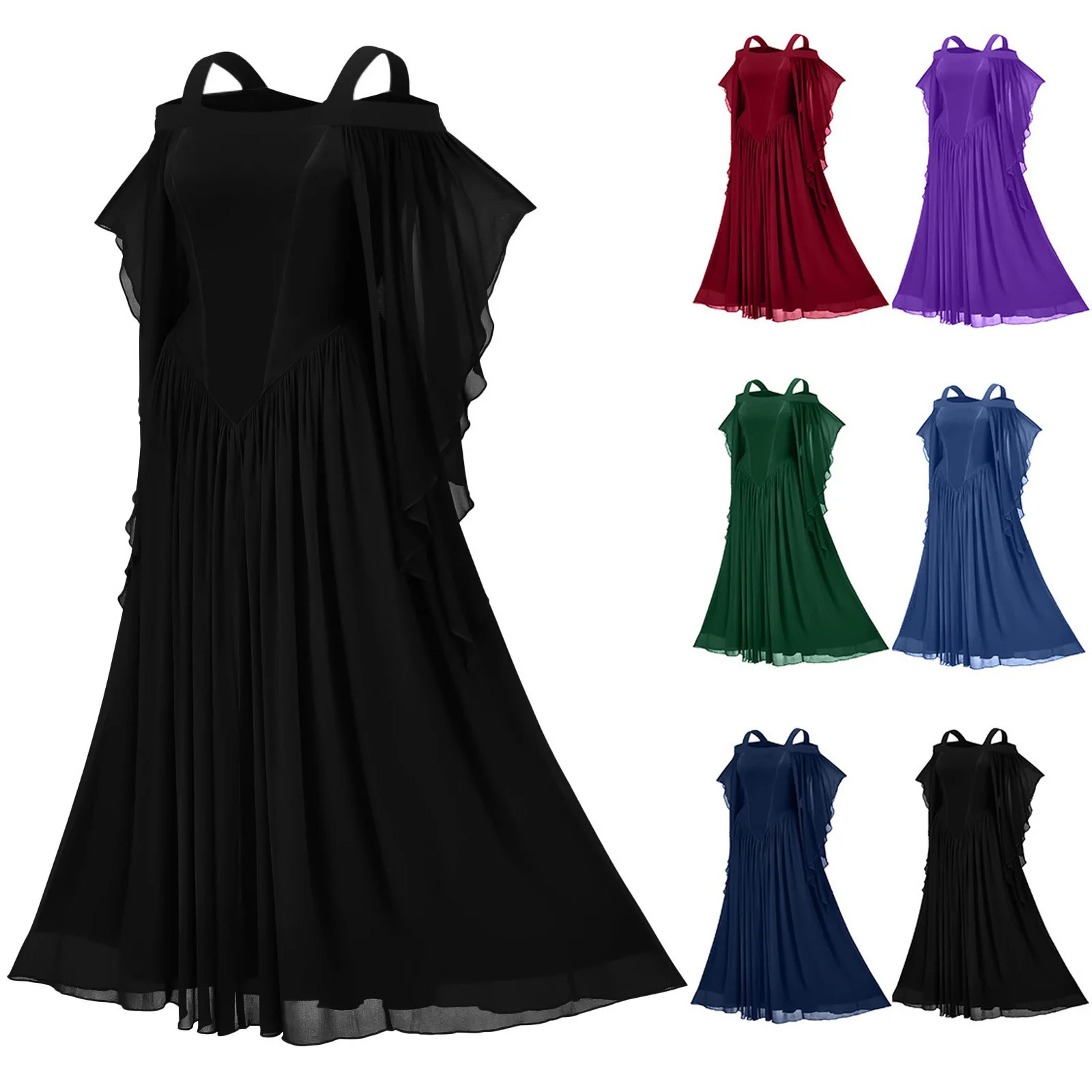 Женское платье в готическом стиле облегающее 90-х для косплея