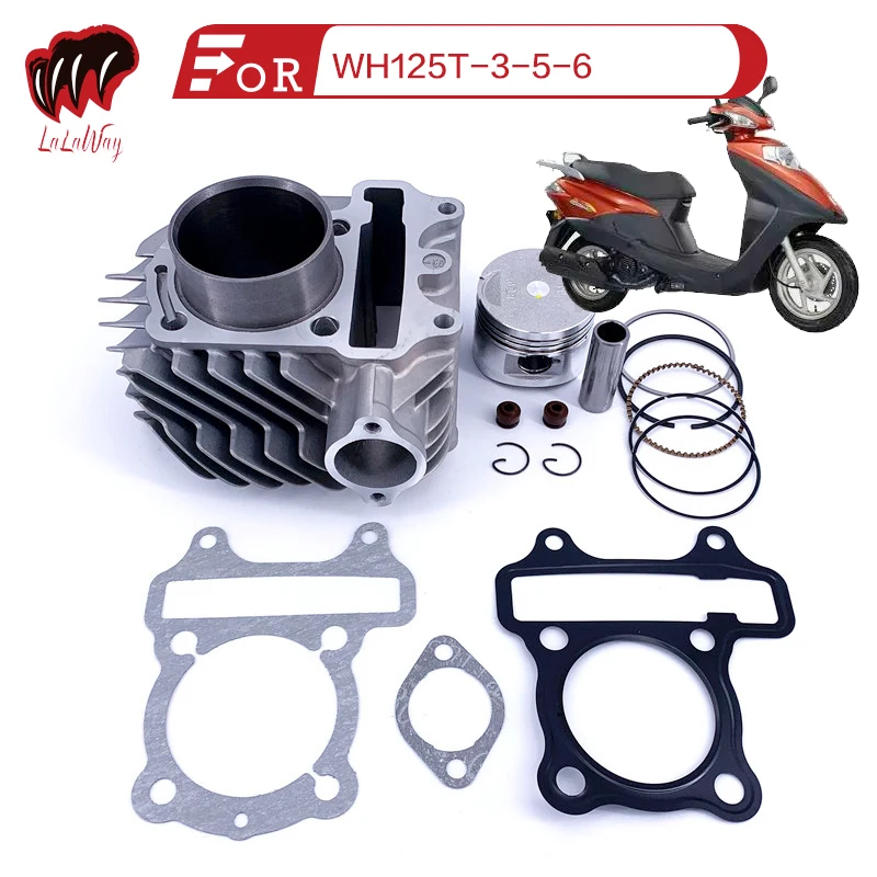 

Для HONDA WH125T-3-5-6 мотоциклетный цилиндр в сборе, поршневое кольцо, игольчатые подшипники, прокладки