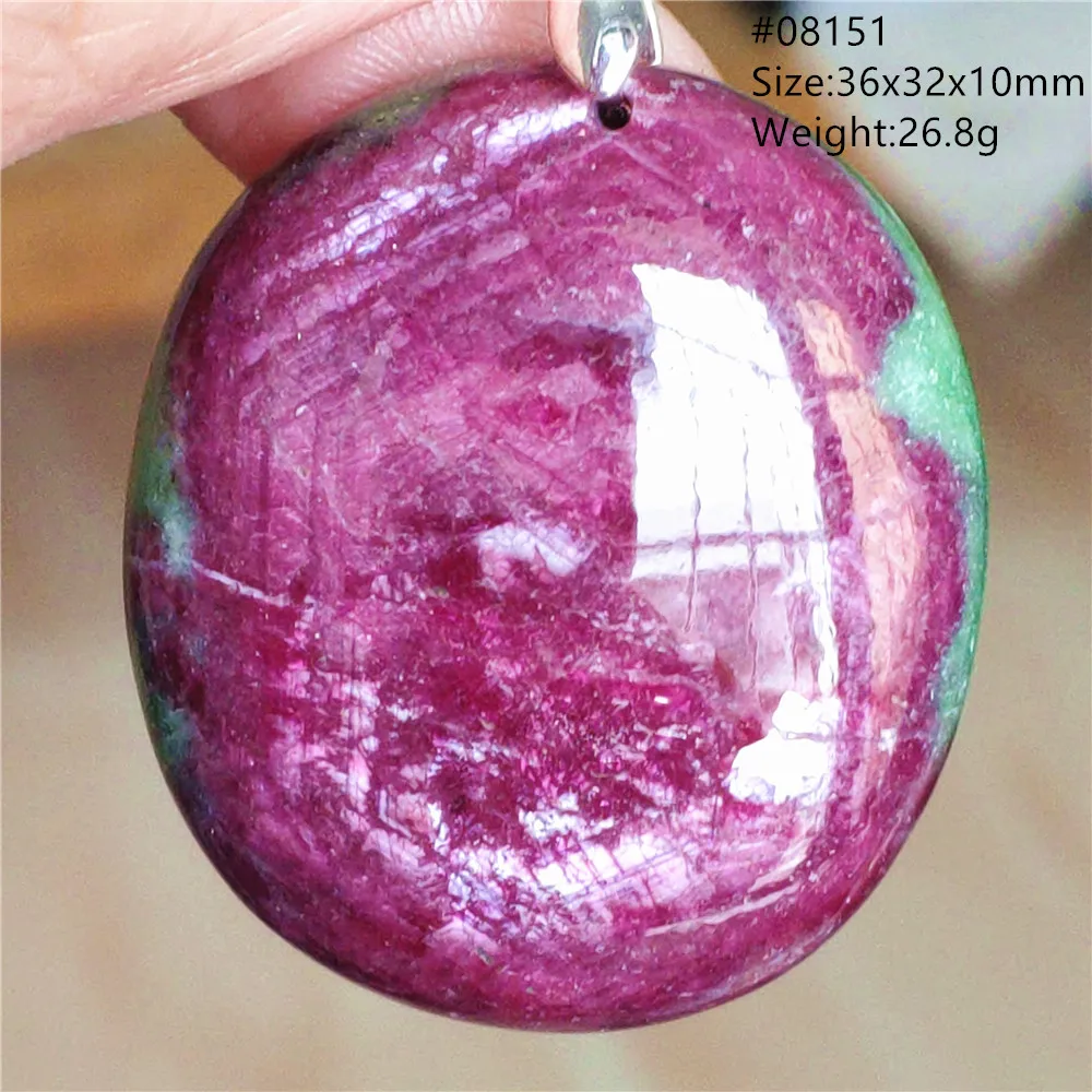 

Natural Red Ruby Tumbled Pendant Healing Women Men Beads Oval Gemstone Watermelon Rubi Ruby Necklace Pendant Jewelry AAAAA
