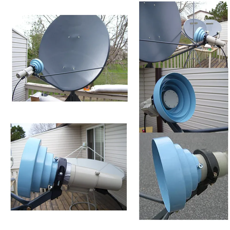 Алюминиевое цифровое скалярное кольцо с держателем C Band Lnb для усиления сигнала -