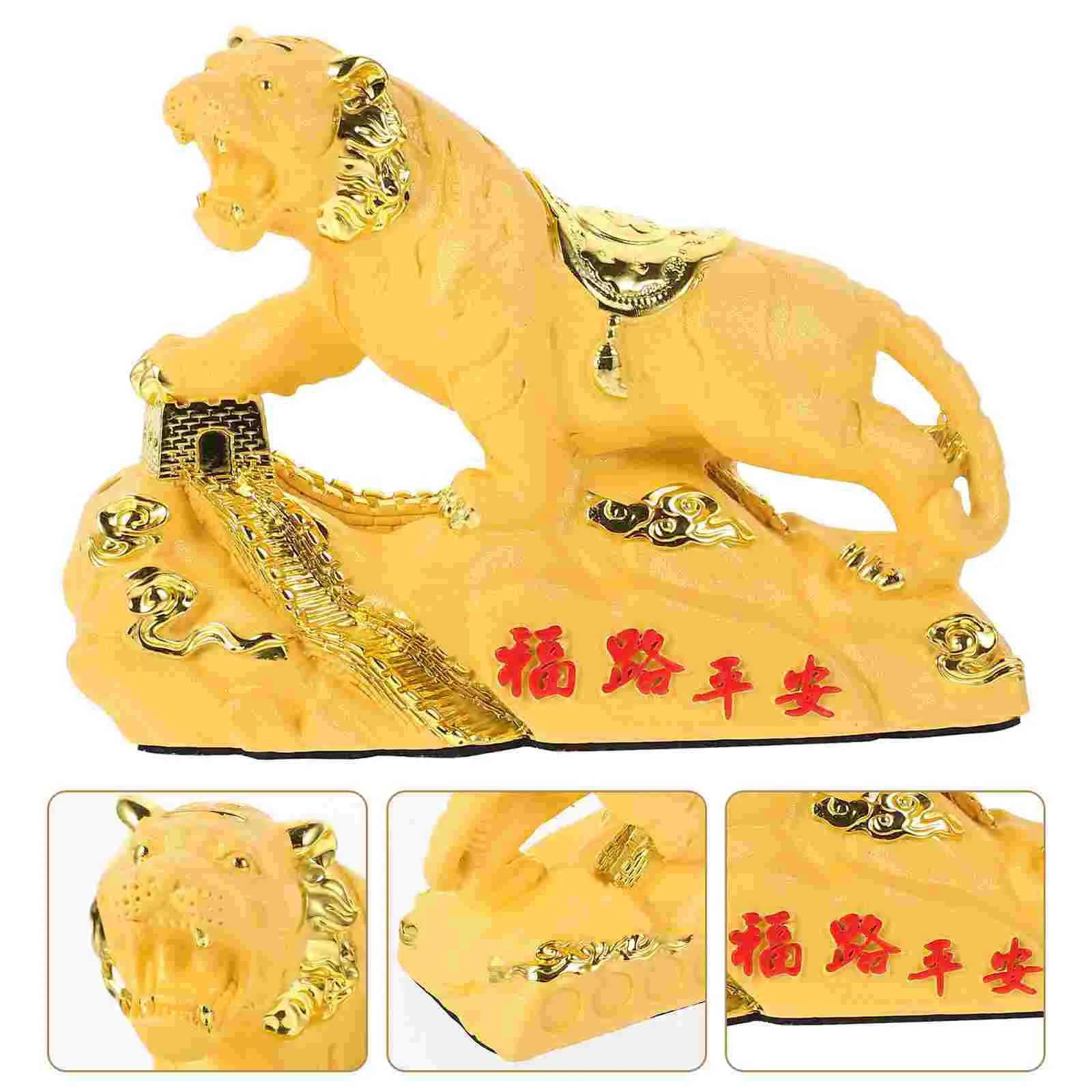 

1 шт., полимерные украшения для офиса, ручная работа, полимерный тигровый декор, подарок на новоселье