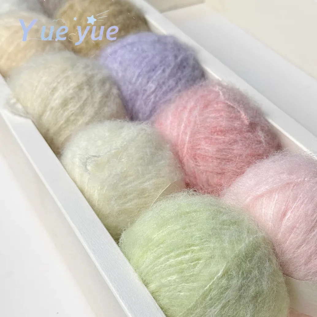 50 г пряжа из альпаки мохера длинная плюшевая толстая вязанная крючком шерстяная