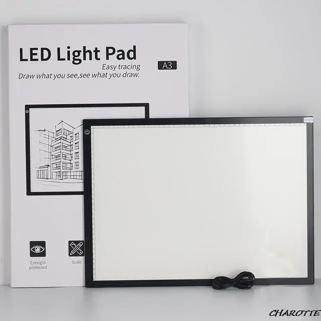 

A3 LED Light Box Tracer A3 Ultra-Thin Light Pad Copy Board for Artists Drawing/Sketching/Animation/Stencilling X
