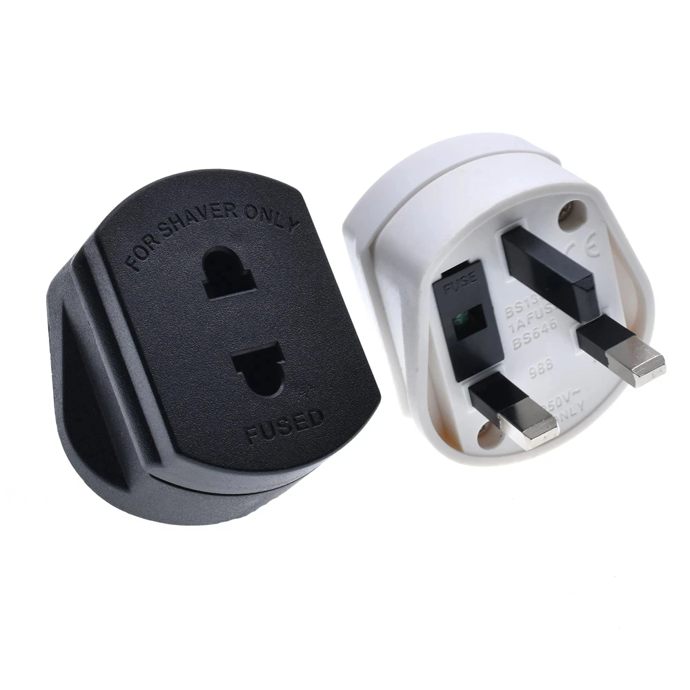 1 шт. Универсальный EU 2 Pin to UK 3 Plug адаптер переменного тока дорожный