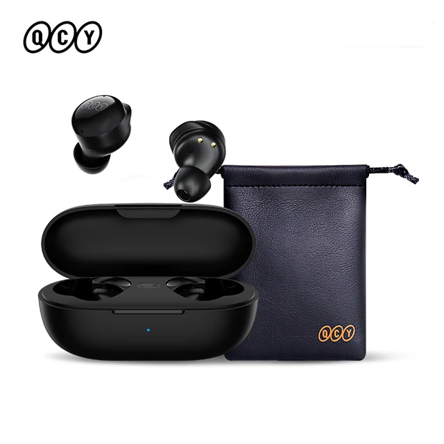 QCY T17 black + pouch