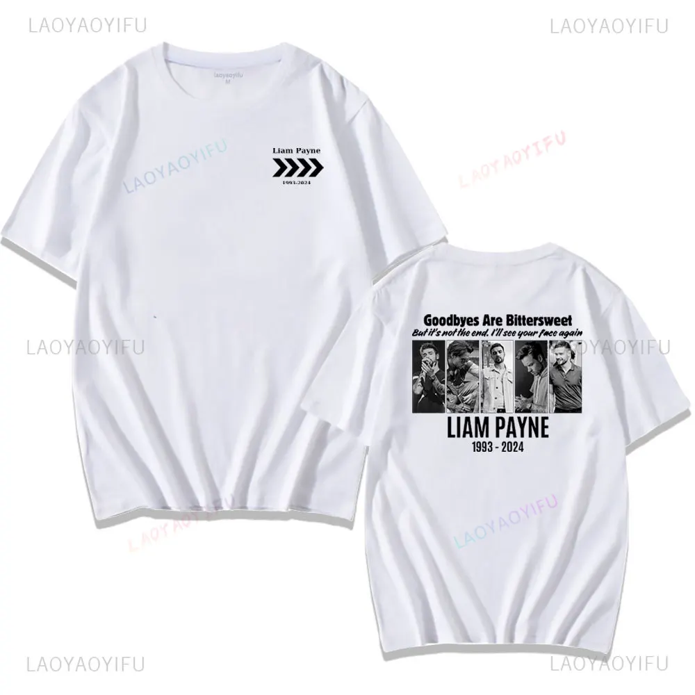 Goodbyes Are Bittersweet Liam Payne Мужская и женская футболка Винтажная рубашка Tribute