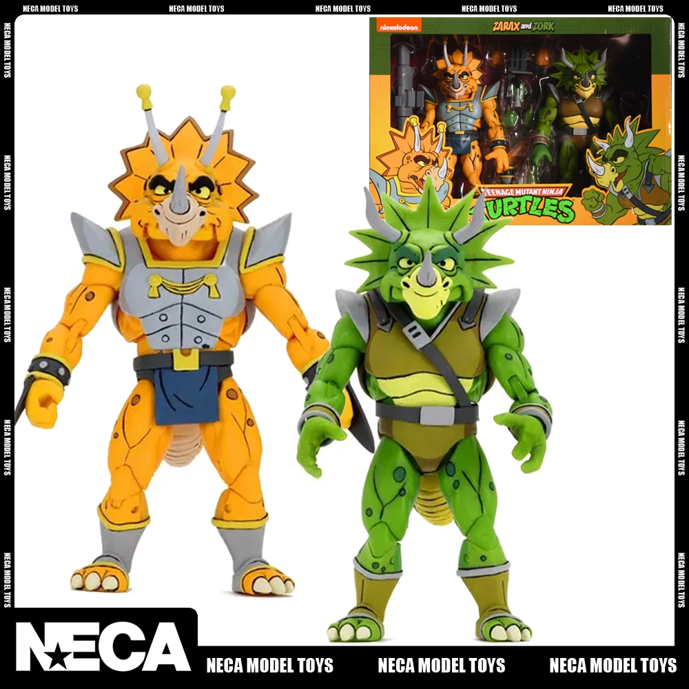

Фигурка NECA 54159, Черепашки-ниндзя, подростки, капитан заракс и зорк, 2 упаковки, 7 дюймов, фигурка, модель, игрушка, подарок на Хэллоуин