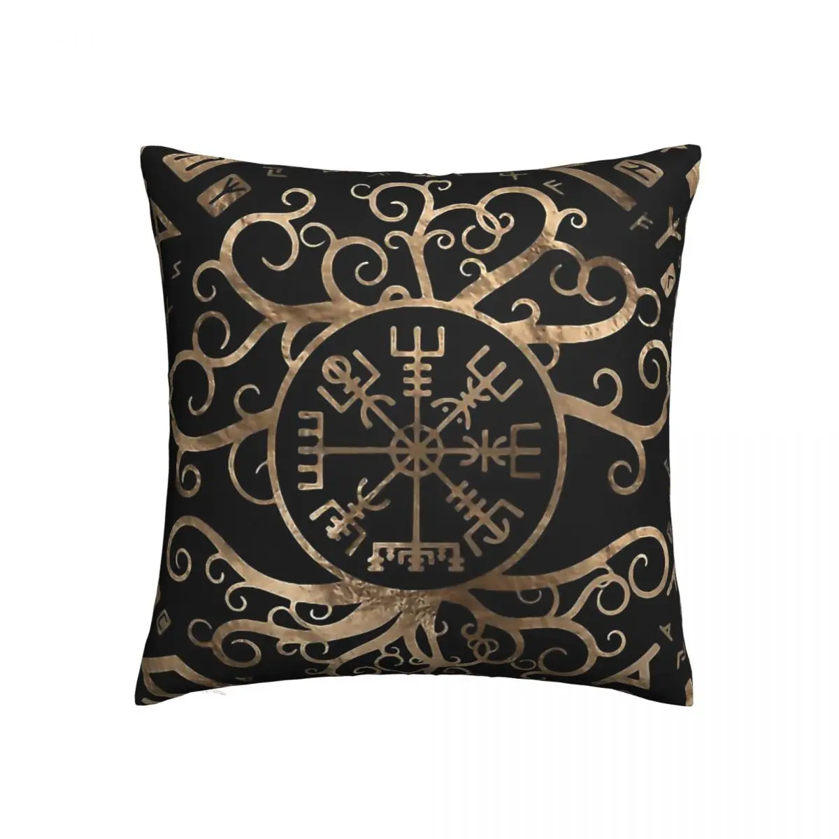 

Вегвизир Дерево жизни игдрасил и руны Декоративная Подушка Чехол Викинги короткий плюс наволочка домашний диван стул декоративный рюкзак