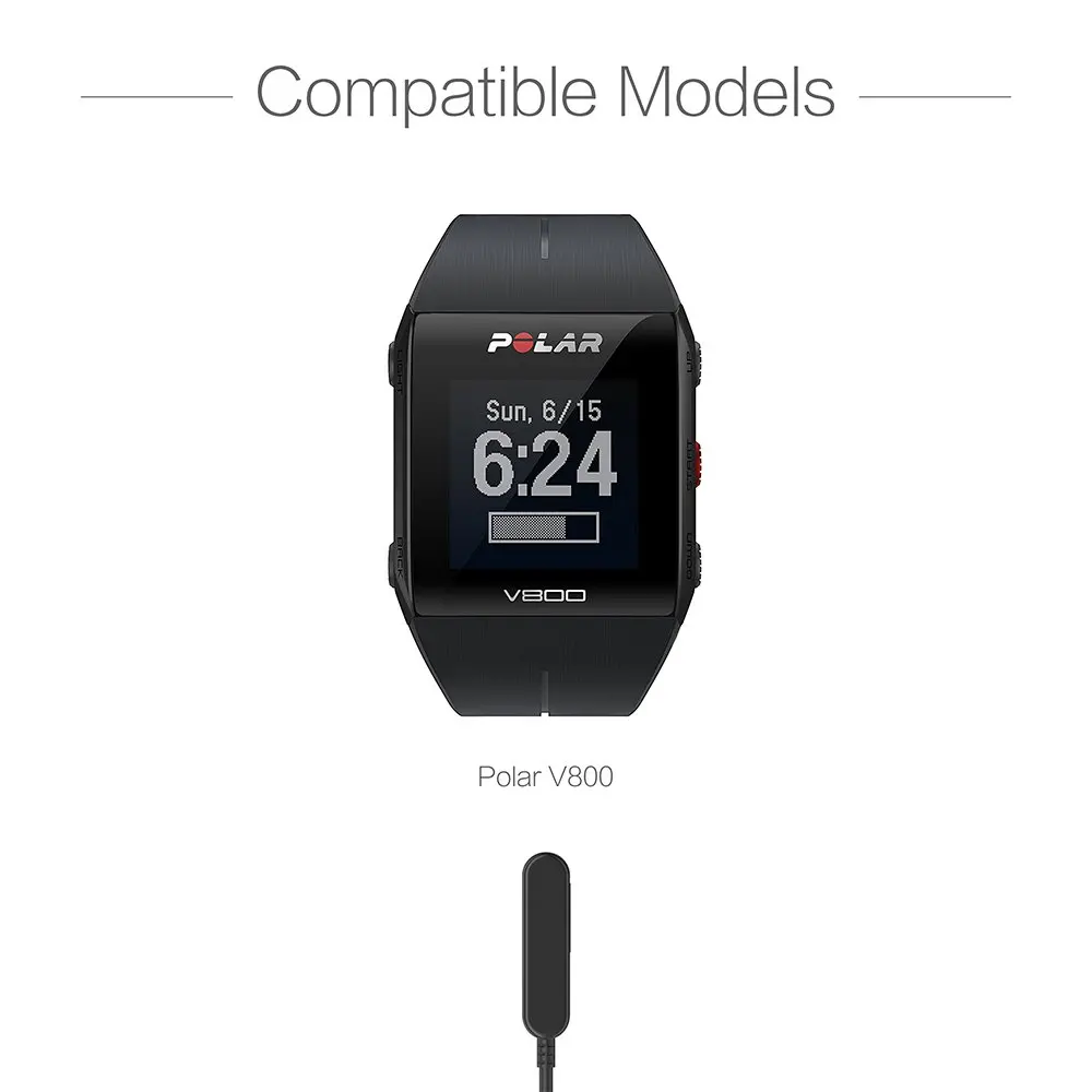 Charger Cable for Polar V800 Sports Watch - USB Charging Cable 100cm - Polar Smartwatch Accessories