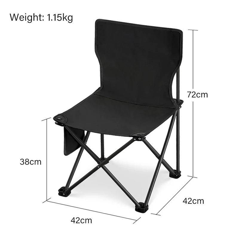 Складной стул для барбекю пикника пляжа 2 шт