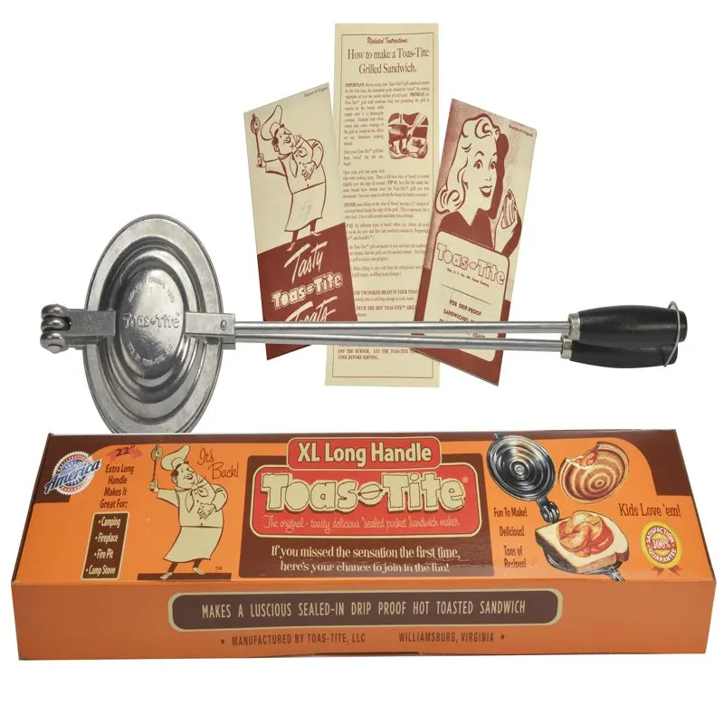 

Extra Long Handled Pocket Sandwich Grill and Camper Pie Iron