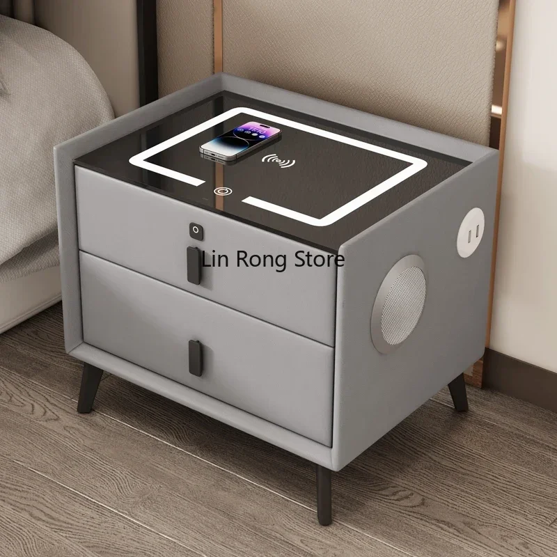 Дизайнерский прикроватный столик кофейные тумбочки открытые шкафы