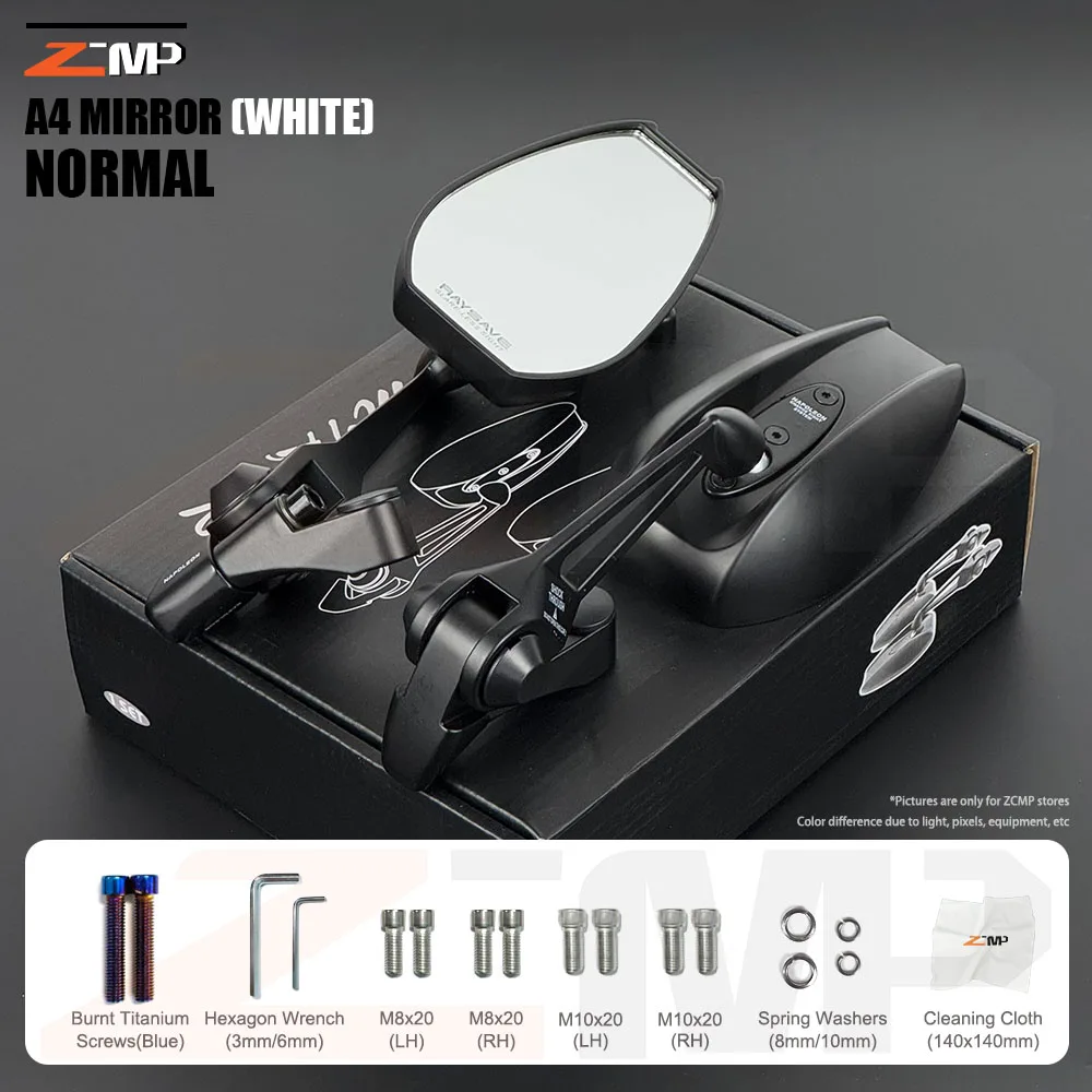 

Прозрачное стекло, алюминиевый сплав, мотоциклетные зеркала для Yamaha Honda Kawasaki Suzuki KYMCO Vespa Ducati Triumph, боковой вид сзади