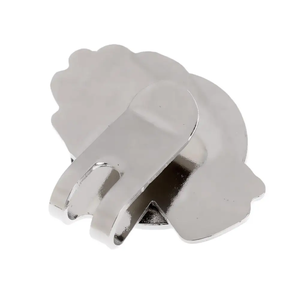 

3x Portable Mini Stainless Steel Golf Hat Clip with Ball Marker