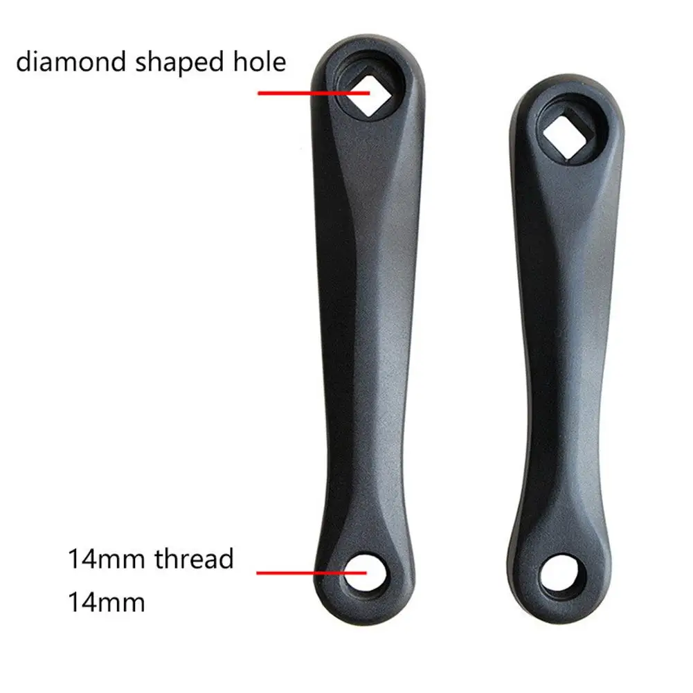 

140mm/152mm Children Bicycle Cranks Aluminum Alloy Left Crank Arm Set For 7/8/9 Speed Mountain Bike Crankset Dropshipping