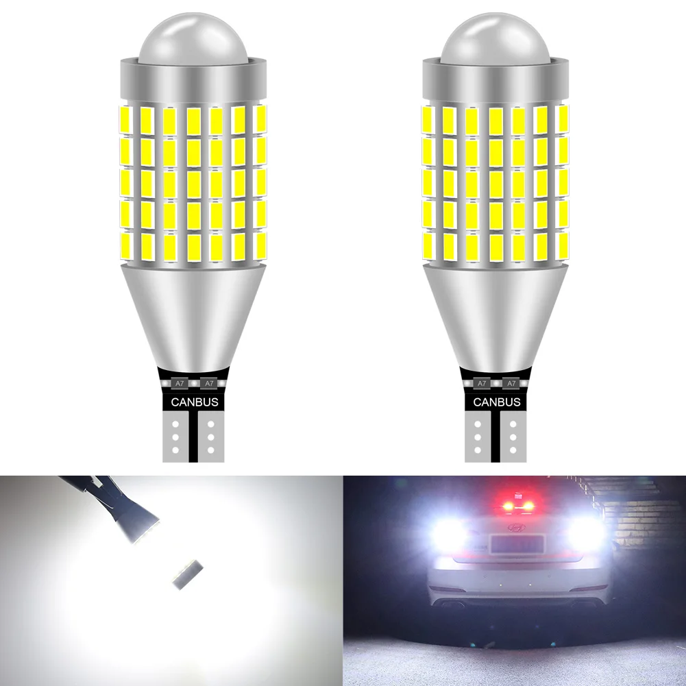 Светодиодная лампа Canbus 912 921 T15 W16W для Hyundai Tucson BMW E90 E60 VW Passat B7 Tiguan Toyota Corolla, 2 шт.
