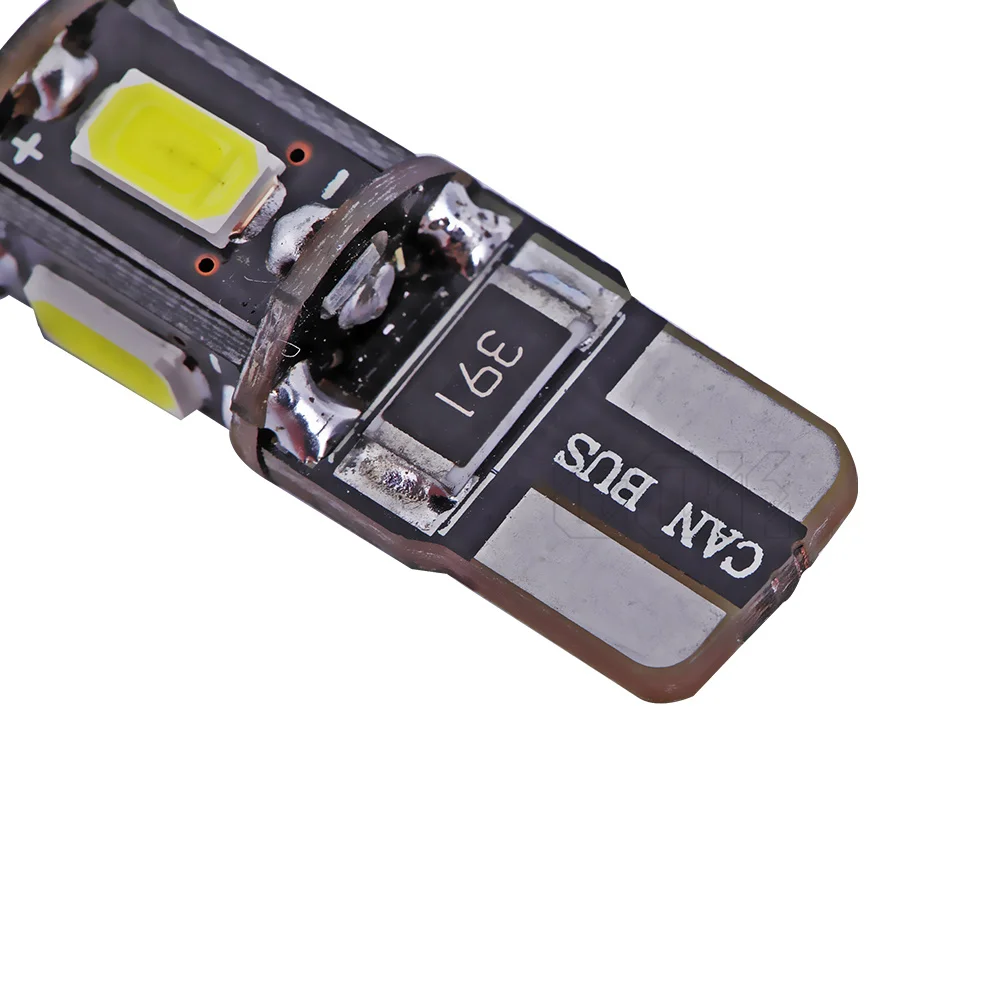 Светодиодная лампа T10 W5W 6SMD Canbus 5630 12 В 4-10 шт.