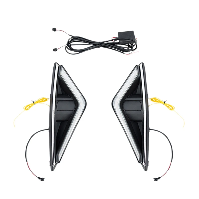 Противотуманные фары на передний бампер автомобиля дневные ходовые огни