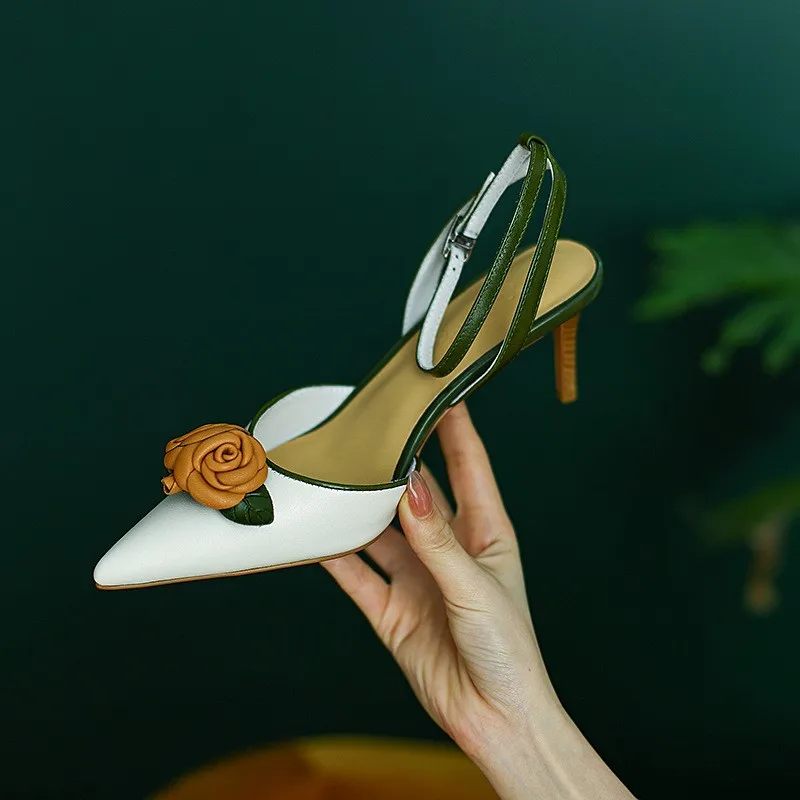 

Босоножки женские с острым носком, на высоком каблуке, летние