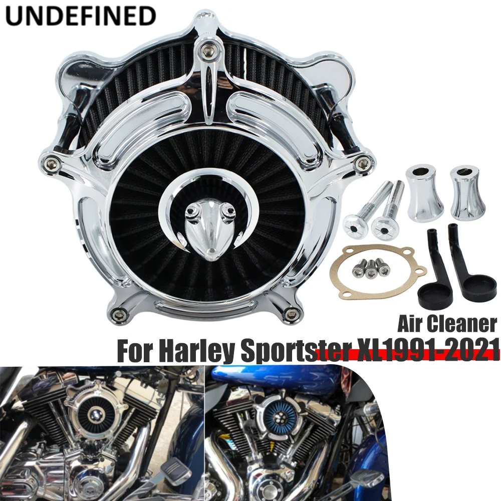 

For Harley Touring Road King Electra Street Glide Dyna Twin Cam Softail FXST FXSB Turbine Spike Air Cleaner Intake Filter CNC