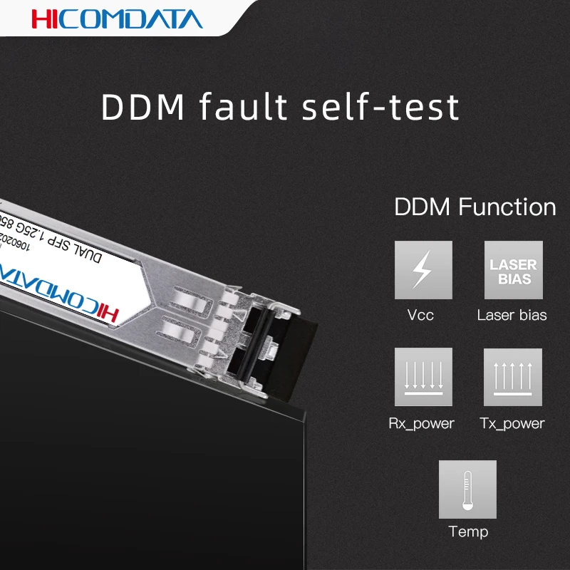 1.25Gb Mini Gbic 850nm 500m Fiber SFP Transceiver Module Gigabit Multimode Duplex LC DDM Compatible INTEL/Cisco/ Switch