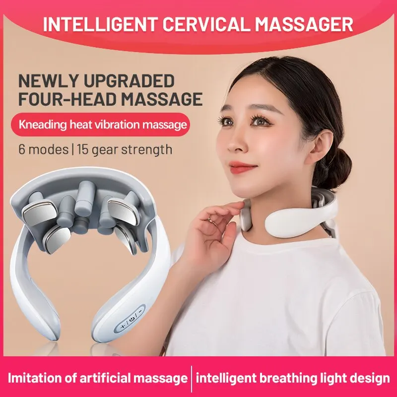 

Shoulder and Neck Massager Cervical Spine Shiatsu Massager Tens Low Frequency Pulse Massager Health Physiotherapy Instrument