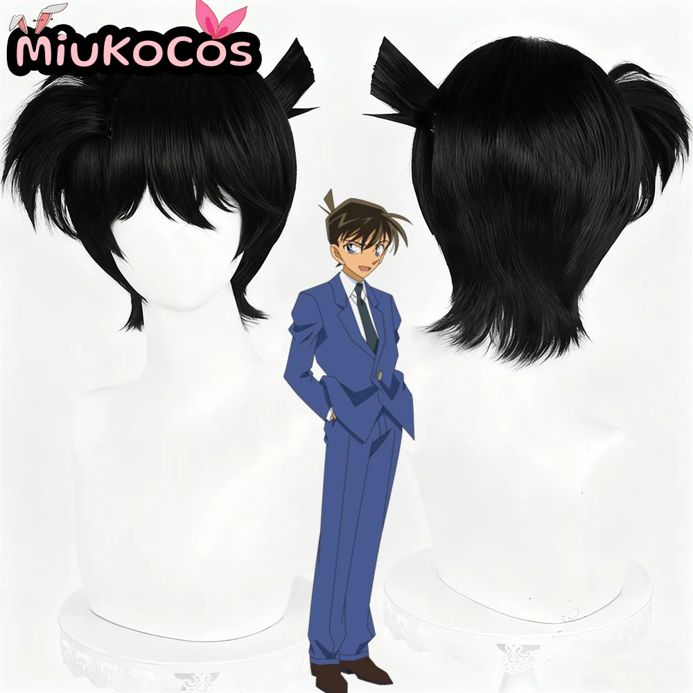 Фото В НАЛИЧИИ Shinichi Kudo Conan Edogawa Косплей Парик MiukoCosplay Аниме Кейс Закрытый Косплей №1