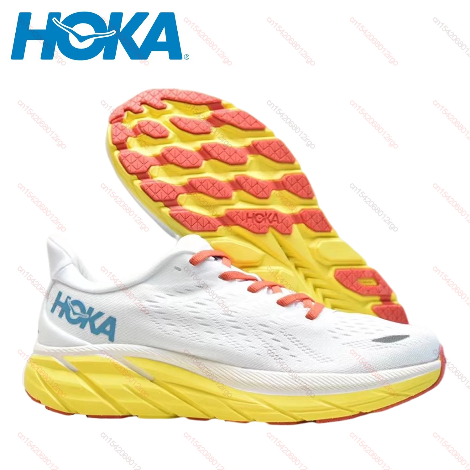 

Кроссовки HOKA Clifton Мужские дышащие, амортизирующие, Повседневная Уличная Легкая спортивная обувь для марафона, 8 шт.
