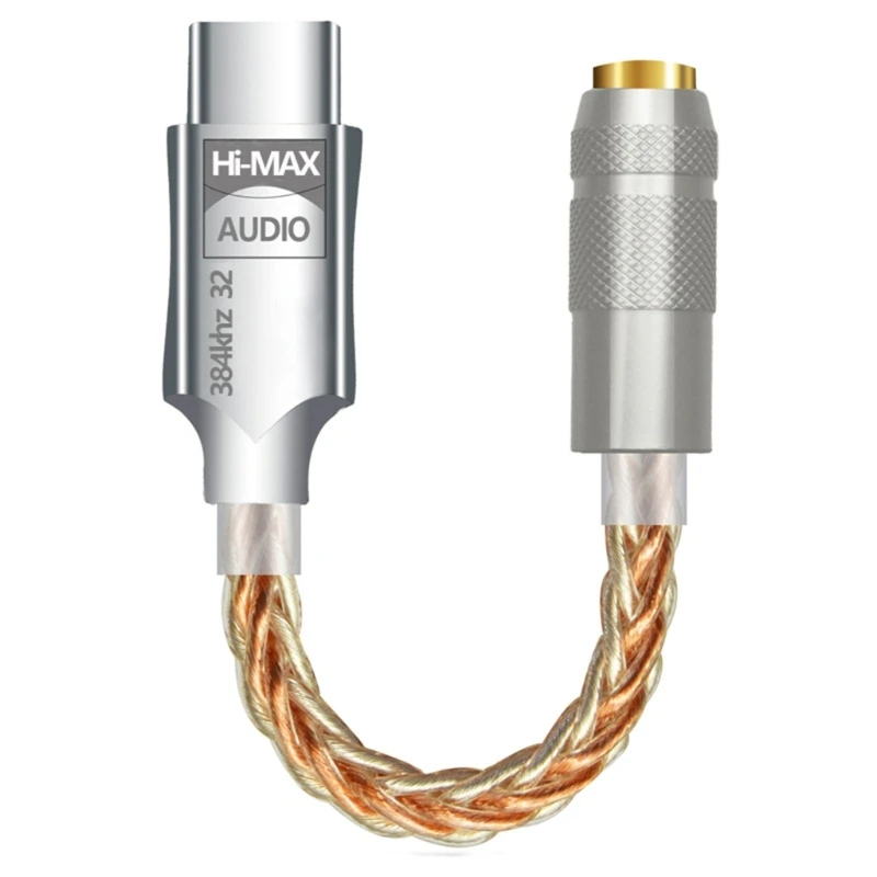 Адаптер USB C на 3 5 мм TPC цифровой слуховой декодирующий усилитель для наушников