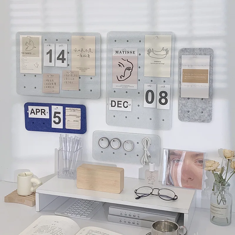 

Пробковая доска, войлочная самоклеящаяся доска для стен, общежития, доска для объявлений, настольное украшение, доска для записей, доска для объявлений