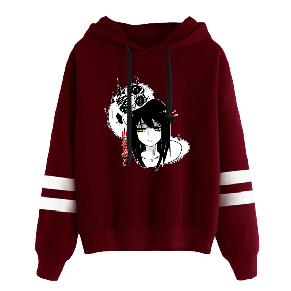 

Band Mieruko Chan Hoodie Unisex Pocketless Sleeve Sweatshirt Men Women's Hoodie Harajuku Streetwear Anime Miko Yotsuya Clothes