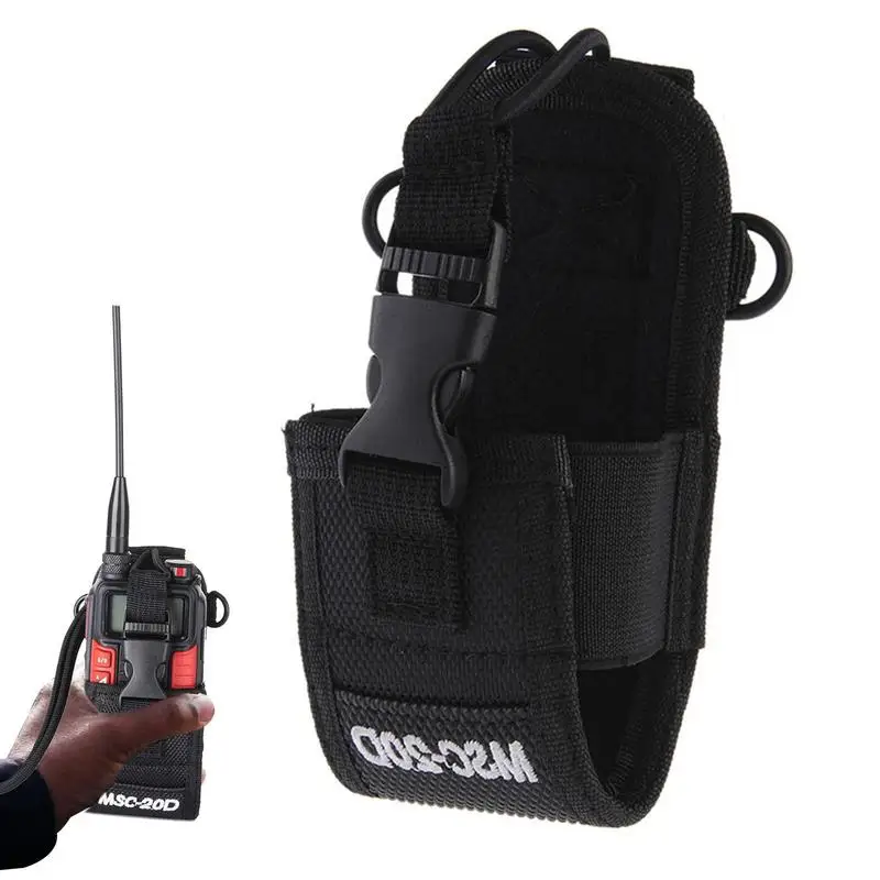 

Hight Quality Interphone Universal Nylon Cloth Cover MSC20D Walkie Talkie Holster