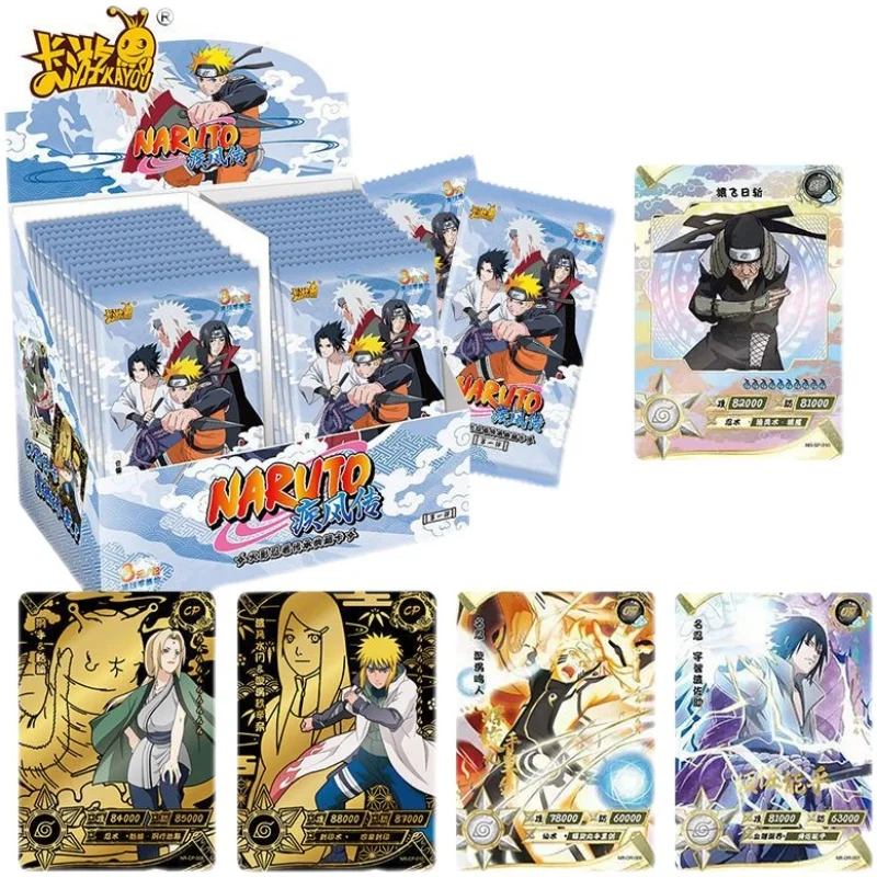

Naruto Collection Cards Playing Board Games Carts Paper Kids Toys Anime Gift Table Christmas Brinqued