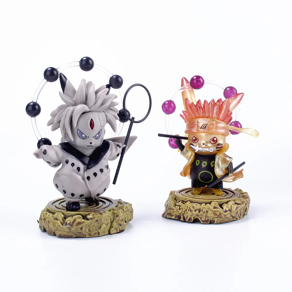 

Anime Figure Pokemon Naruto Pikachu Figures Cosplay Anime Cartoon Action Figurine Collection Kawaii Kids Toys Holy Gift Gift