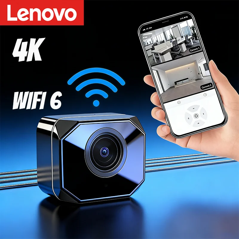 

Lenovo 4K Mini WiFi IP камера видеонаблюдения 2026
