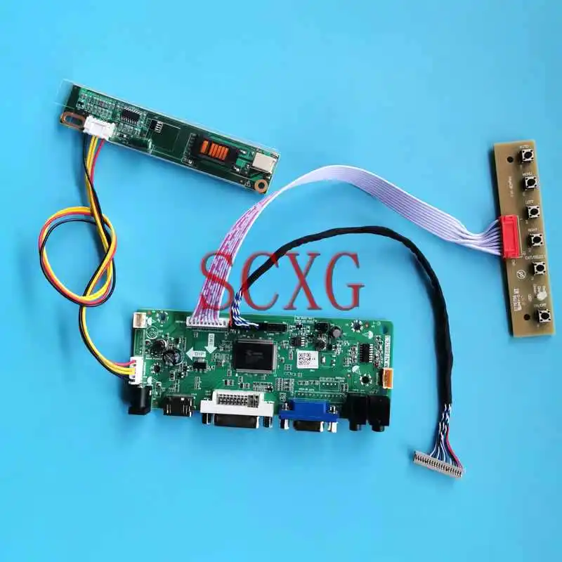 

Плата контроллера для N121I1 N121I3 N121I9 N121IA матрица ноутбука, плата контроллера 1-CCFL 12,1 ", комплект «сделай сам» 1280*800, Совместимость с HDMI, VGA, DVI, LVDS, 20 контактов