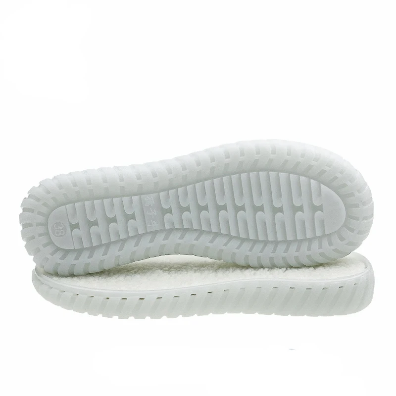 

2021 Winter Diy Hand Knitting Materials Slippers With Fur Warm Crystal sole Rubber Outsole Crochet Needles Indoor Slippers