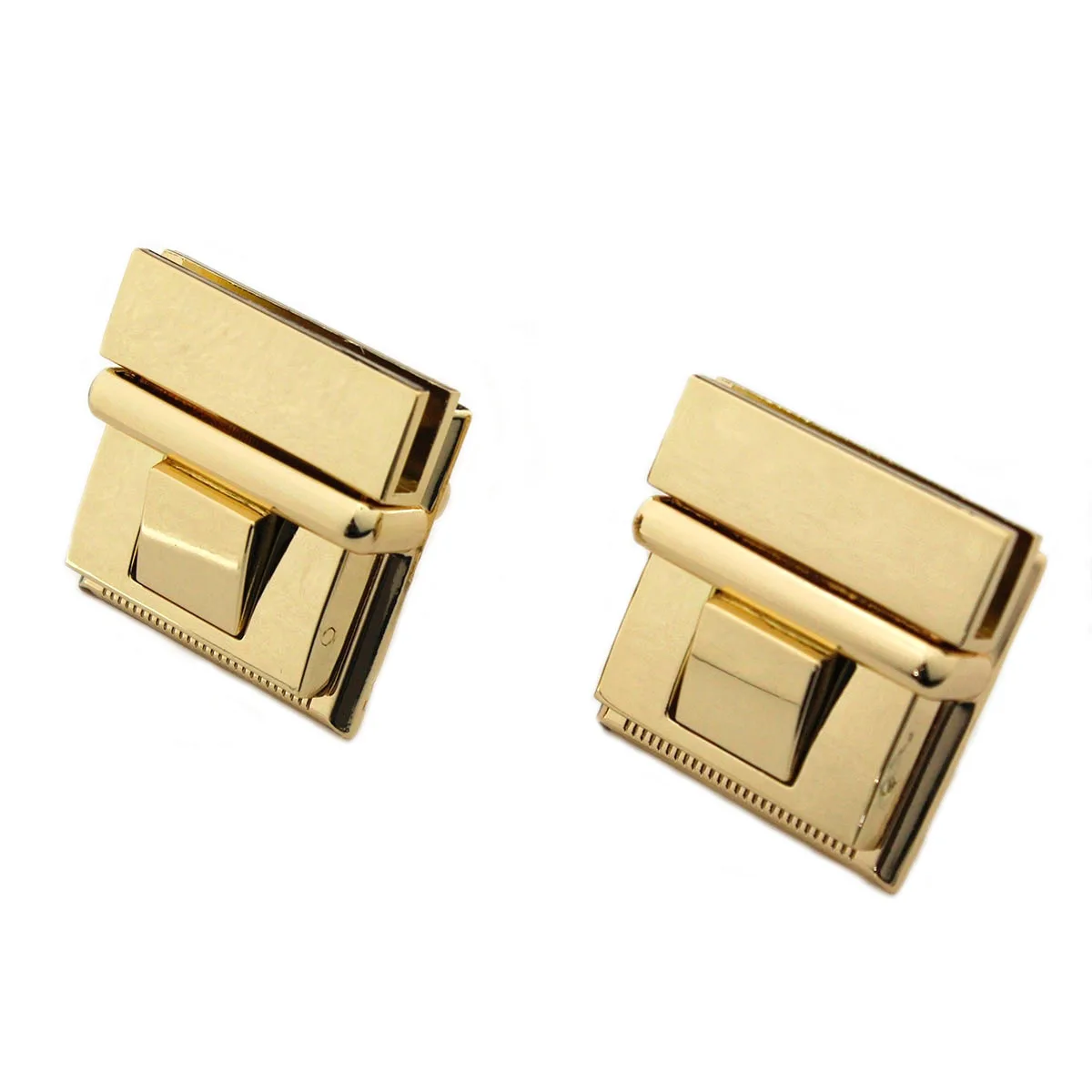 Металлический замок с нажимным замком модный квадратный прочный сделай сам для