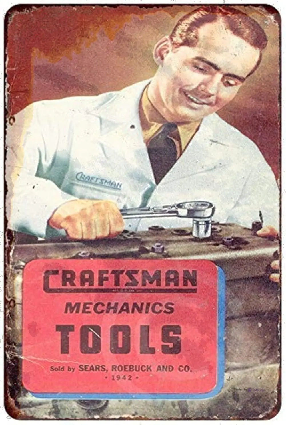 Оловянная вывеска Gabriella Hunter забавный настенный декор в стиле ретро для дома Sears