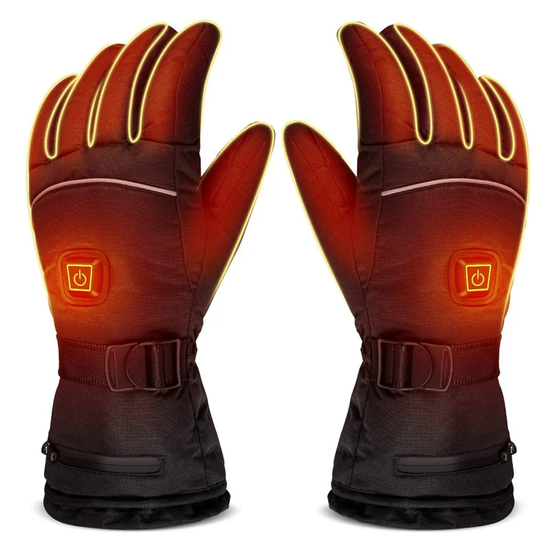 

Heated Gloves for Men Women Touch Screen USB Charging Electric Insulated Gloves for Skiing Motorcycling Hiking jlrr