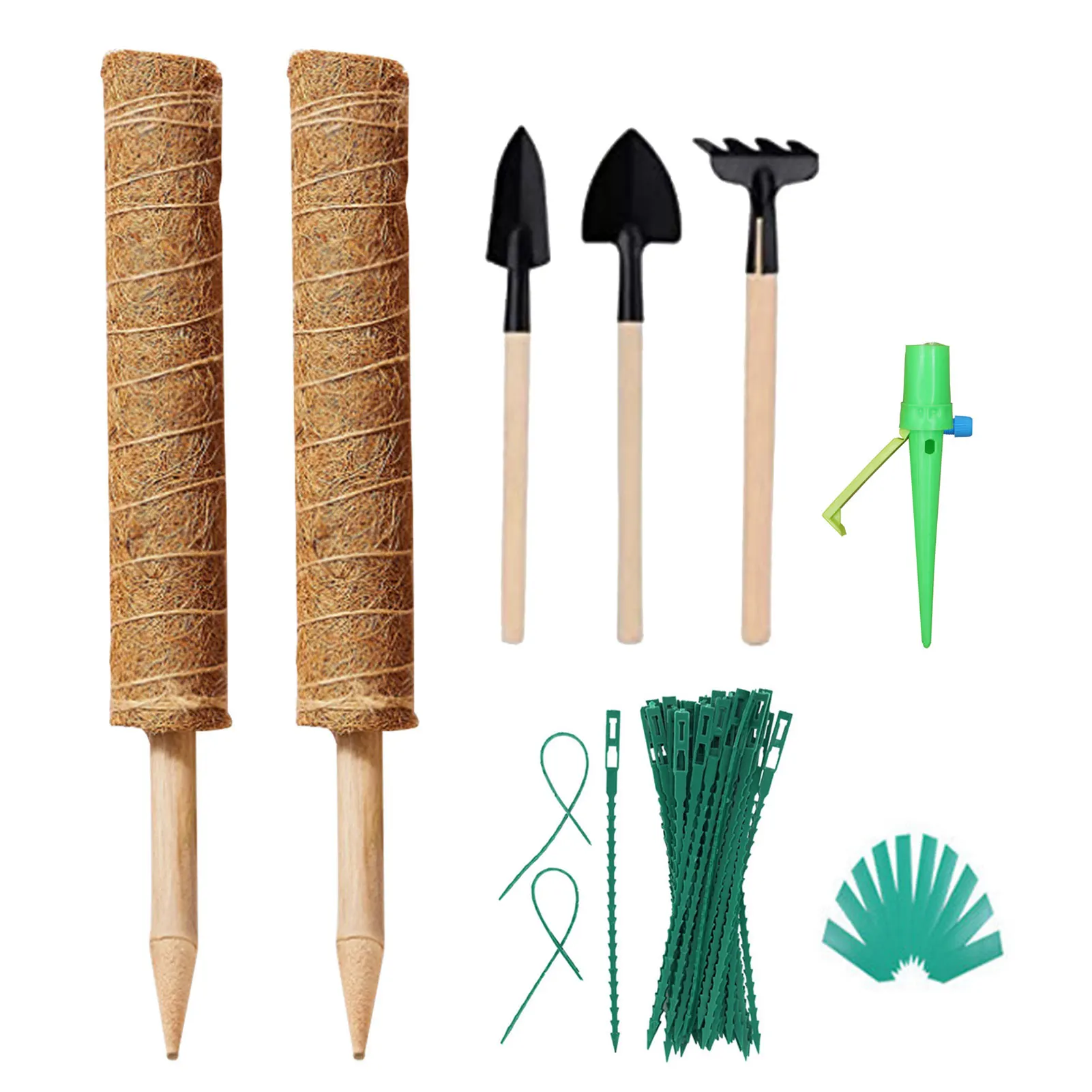 

Coir Moss Totem Pole Coir Moss Stick для удлинения, Поддержка растений, удлинение, альпинизм, комнатные садовые растения
