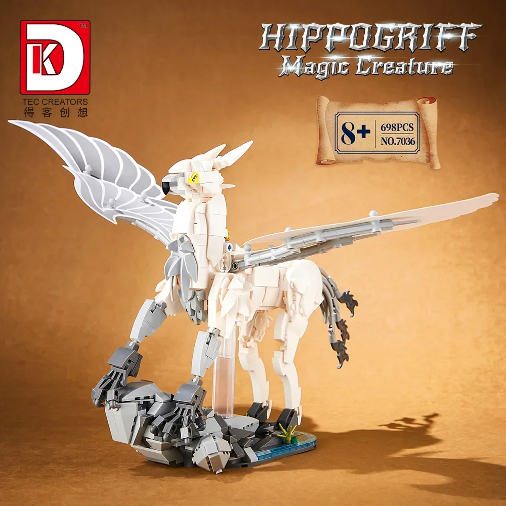 Гарри Поттер Hippogriff Building Blocks MOC Magic World Creature Сборная модель Мини-кирпичи Фигурка
